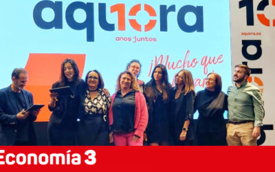 Aquora celebra su 10º aniversario impulsando el cambio en las organizaciones