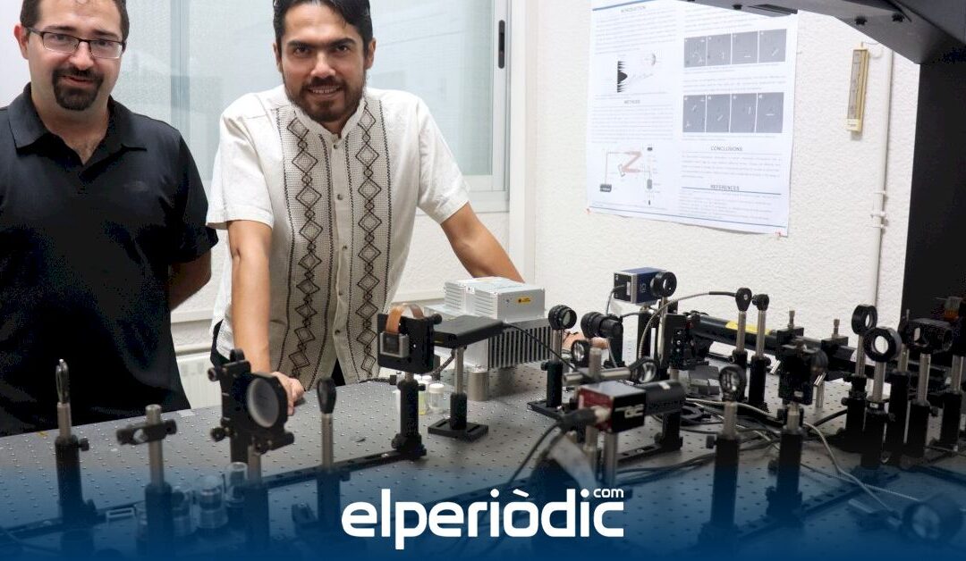Un equipo de la UPV y la UV diseña innovadoras pinzas ópticas para atrapar y manipular micro objetos