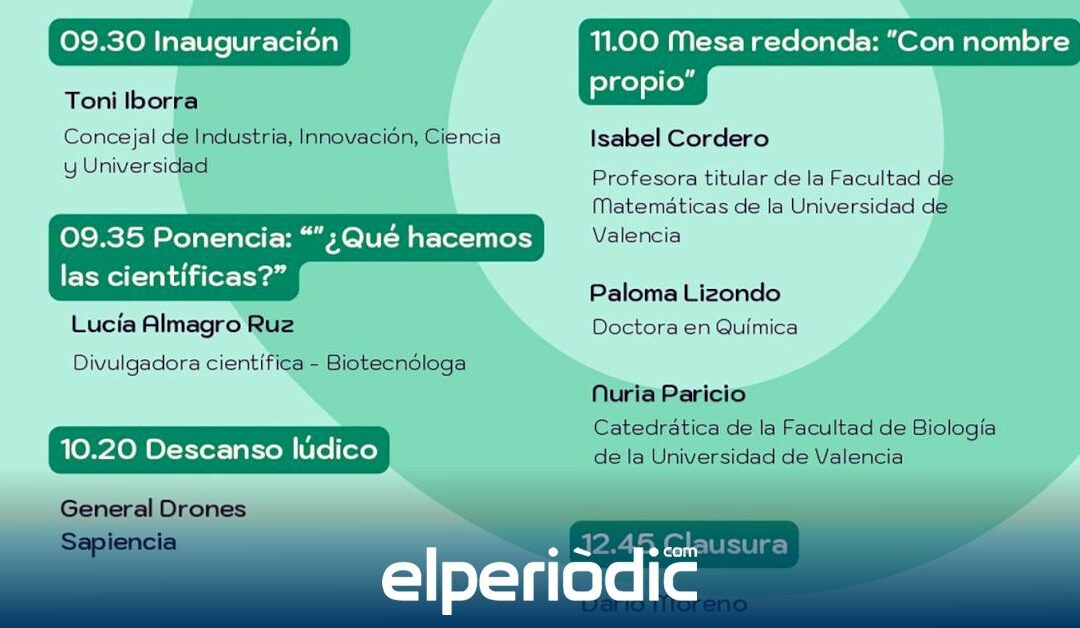 La jornada ‘Mujer en ciencia’ impulsa la vocación científica entre las estudiantes de Sagunto
