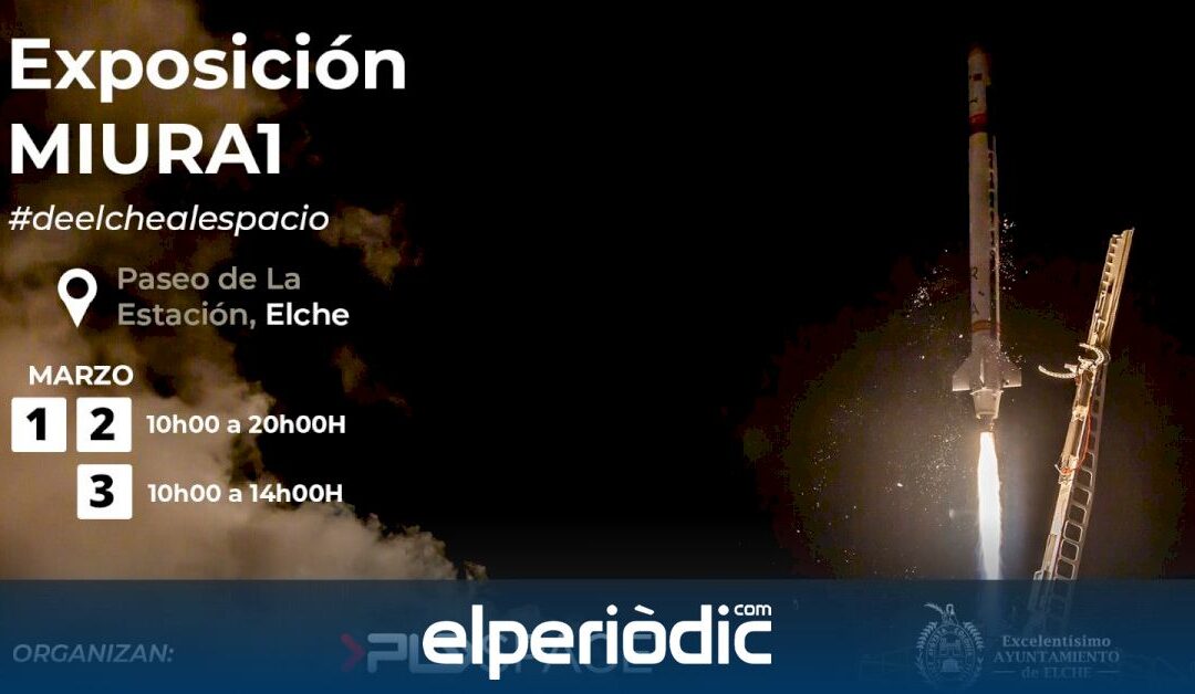 El cohete Miura 1 se mostrará en el Paseo de Estación del 1 al 3 de marzo
