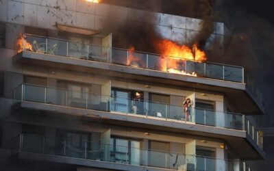 INCENDIO VALENCIA | Así ardió el edificio de Campanar