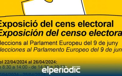 El Ayuntamiento expone a partir del lunes el censo electoral para que pueda ser consultado por la ciudadanía
