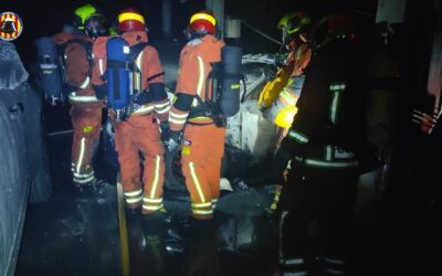 Investigan un incendio en un concesionario de Quart