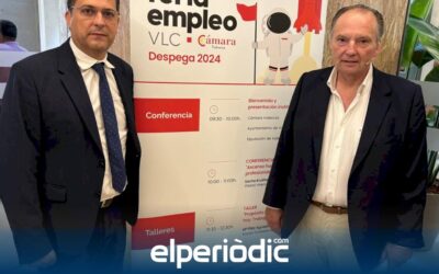 La Diputació de València fomenta el encuentro entre empresas y jóvenes en la Feria de Empleo de Cámara Valencia