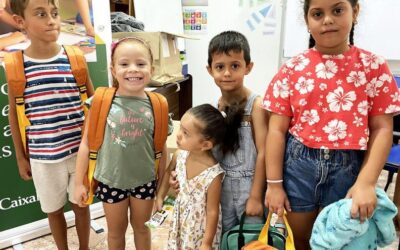 La Fundación «la Caixa» acompaña en el inicio de curso a cerca de 3.500 niños valencianos en situación vulnerable