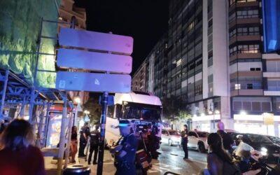 Detienen a un conductor de un camión que circuló en sentido contrario por la avenida del Cid