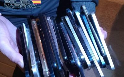 Operación policial en El Row