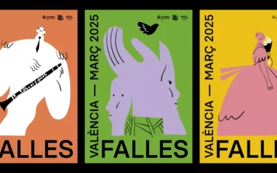 El Ayuntamiento de València presenta la imagen gráfica de las Fallas 2025 con un enfoque moderno y tradicional