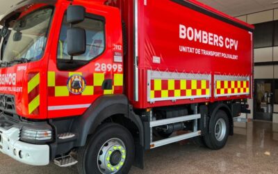 Arde un camión en la A-3 a la altura de Buñol
