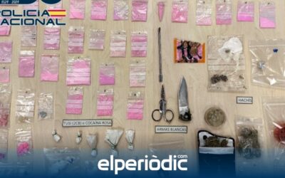 La Policía Nacional desmantela un punto negro de venta de droga en Valencia